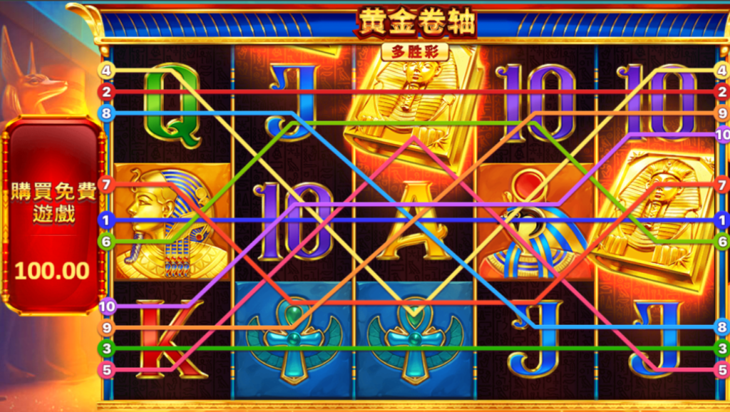 BNG電子－黃金捲軸:多勝彩遊戲介紹