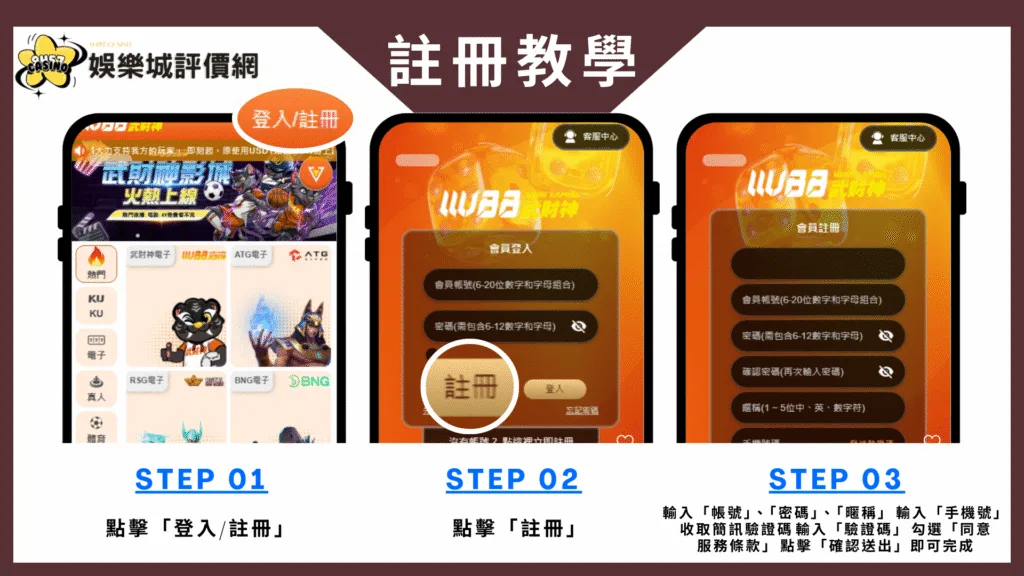 武財神娛樂城評價:首儲送1388?背後藏這招才是重點! 10 武財神娛樂城註冊教學