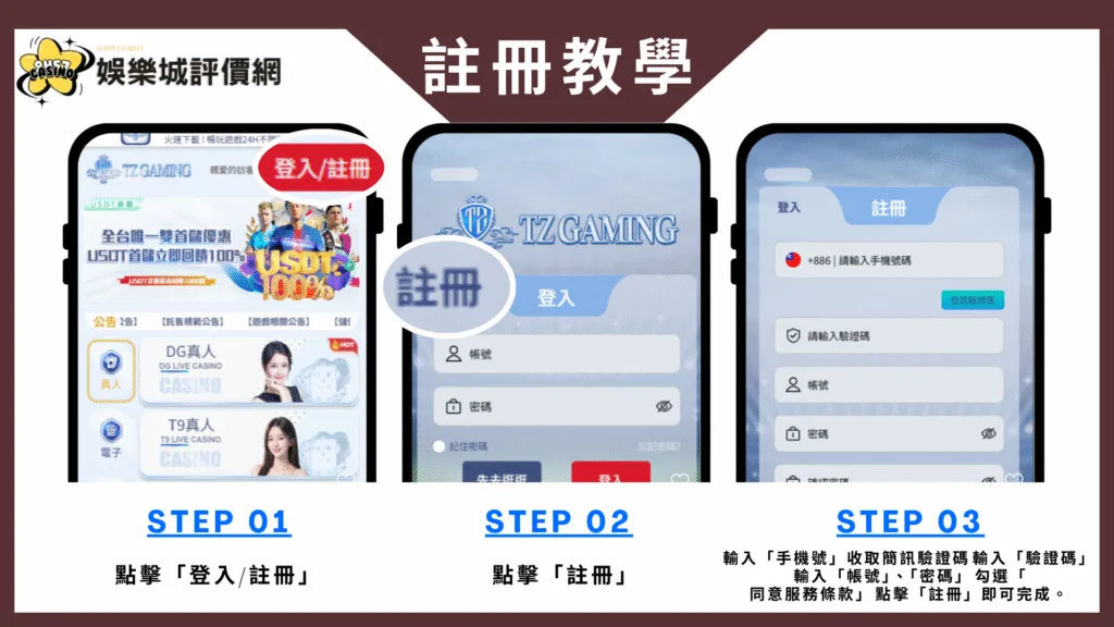 TZ娛樂城評價:體驗中規中矩,優惠背後是陷阱還是機會? 8 TZ娛樂城FB註冊教學