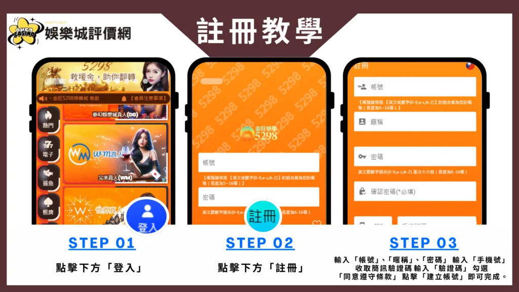金旺娛樂城-註冊教學