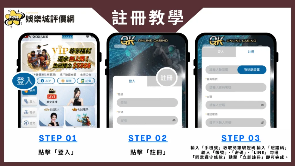 QK娛樂城-註冊教學